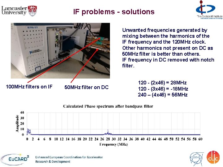 IF problems - solutions Unwanted frequencies generated by mixing between the harmonics of the