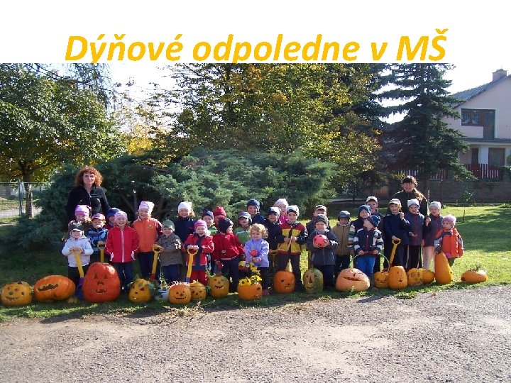 Dýňové odpoledne v MŠ 