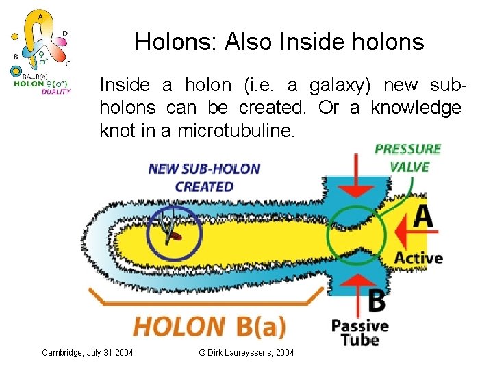 Holons: Also Inside holons Inside a holon (i. e. a galaxy) new subholons can