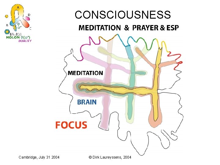 CONSCIOUSNESS Cambridge, July 31 2004 © Dirk Laureyssens, 2004 