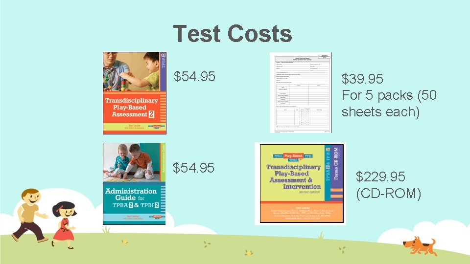 Test Costs $54. 95 $39. 95 For 5 packs (50 sheets each) $229. 95