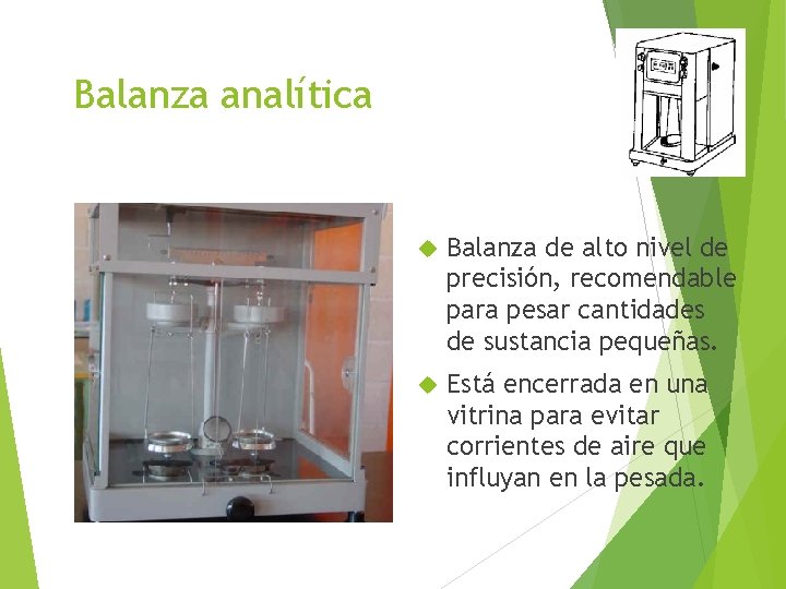 Balanza analítica Balanza de alto nivel de precisión, recomendable para pesar cantidades de sustancia