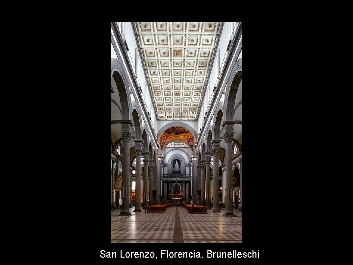 San Lorenzo, Florencia. Brunelleschi 