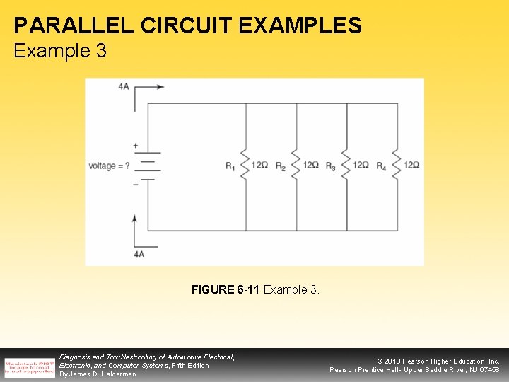 PARALLEL CIRCUIT EXAMPLES Example 3 FIGURE 6 -11 Example 3. Diagnosis and Troubleshooting of