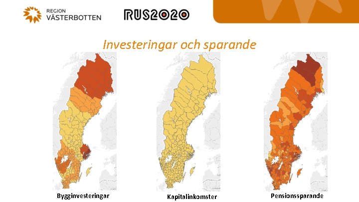 Investeringar och sparande Bygginvesteringar Kapitalinkomster Pensionssparande 