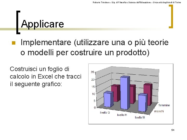Roberto Trinchero – Dip. di Filosofia e Scienze dell’Educazione – Università degli studi di