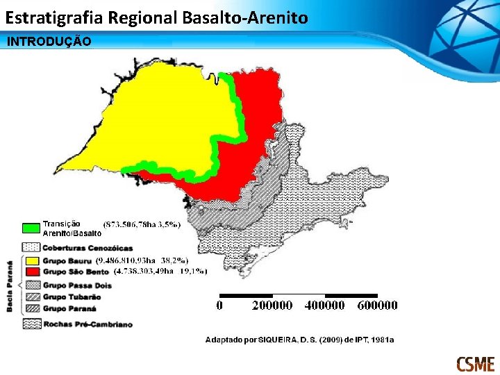Estratigrafia Regional Basalto-Arenito INTRODUÇÃO 