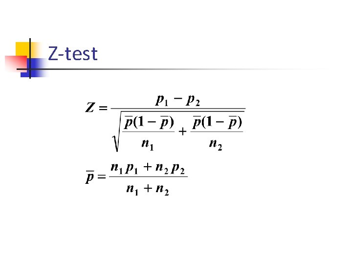 Z-test 