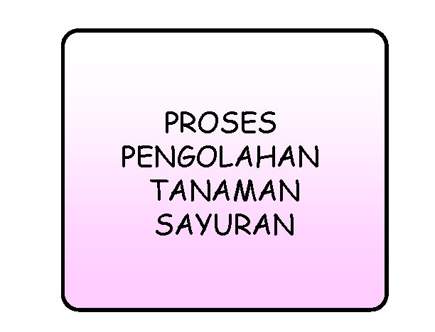 PROSES PENGOLAHAN TANAMAN SAYURAN PROSES PENGOLAHAN TANAMAN SAYURAN