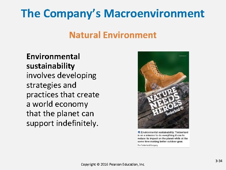 The Company’s Macroenvironment Natural Environmental sustainability involves developing strategies and practices that create a The Company’s Macroenvironment Natural Environmental sustainability involves developing strategies and practices that create a