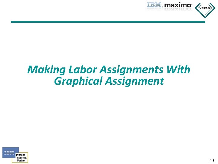 Making Labor Assignments With Graphical Assignment 26 
