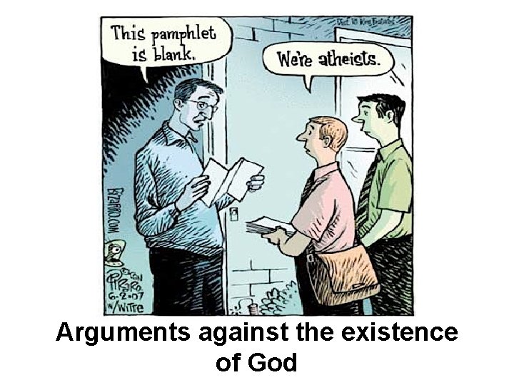 Arguments against the existence of God 