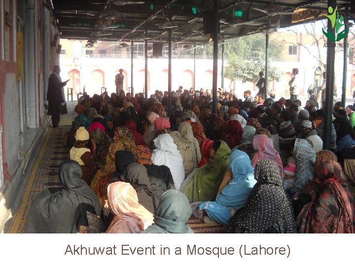 Akhuwat Event in a Mosque (Lahore) 