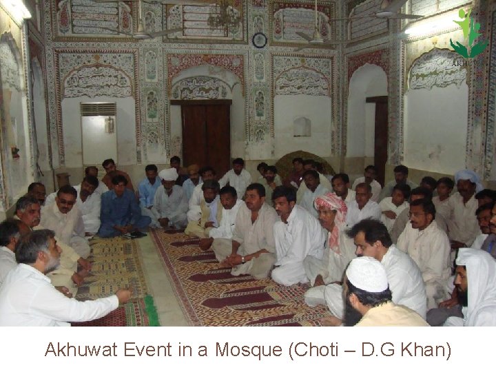 Akhuwat Event in a Mosque (Choti – D. G Khan) 