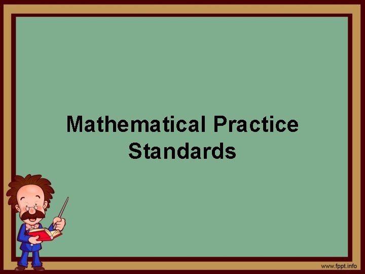 Mathematical Practice Standards 