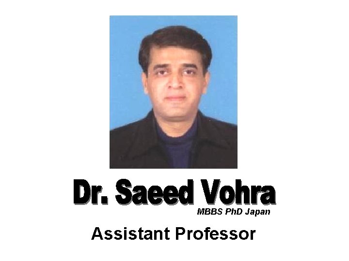 MBBS Ph. D Japan Assistant Professor 