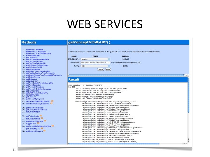 WEB SERVICES 41 