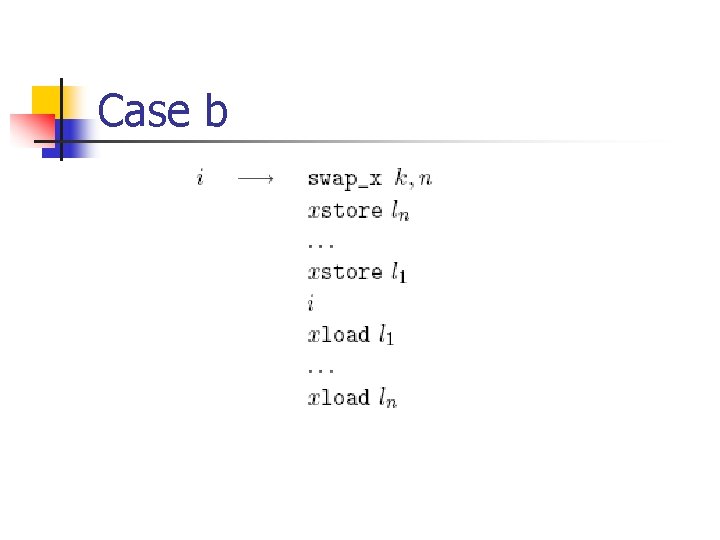 Case b 