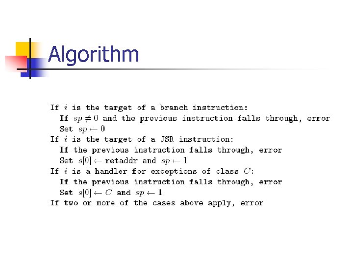 Algorithm 