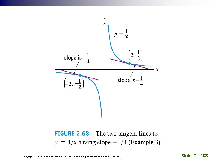 Copyright © 2008 Pearson Education, Inc. Publishing as Pearson Addison-Wesley Slide 2 - 103