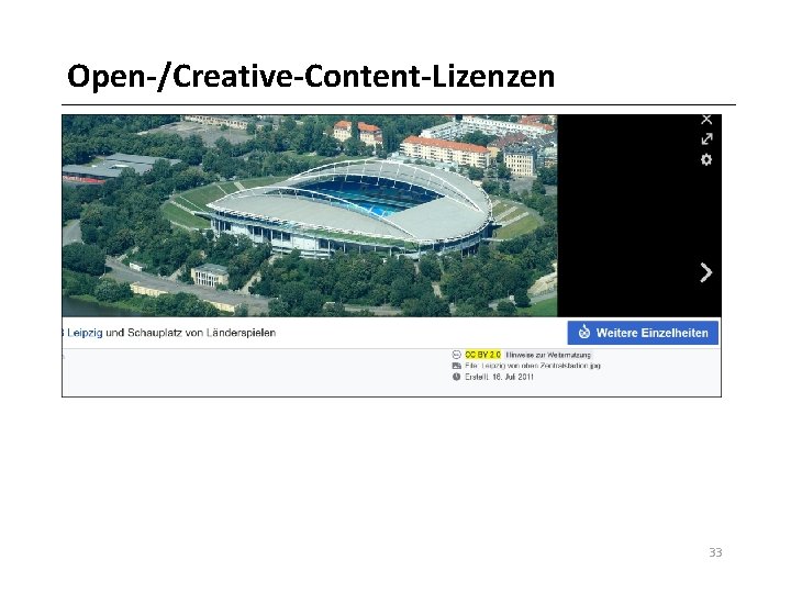 Open-/Creative-Content-Lizenzen • Z 33 