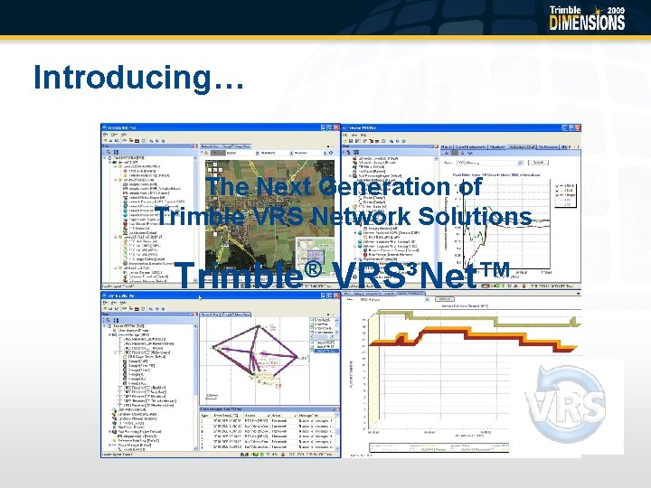 Introducing… The Next Generation of Trimble VRS Network Solutions Trimble® VRS³Net™ 