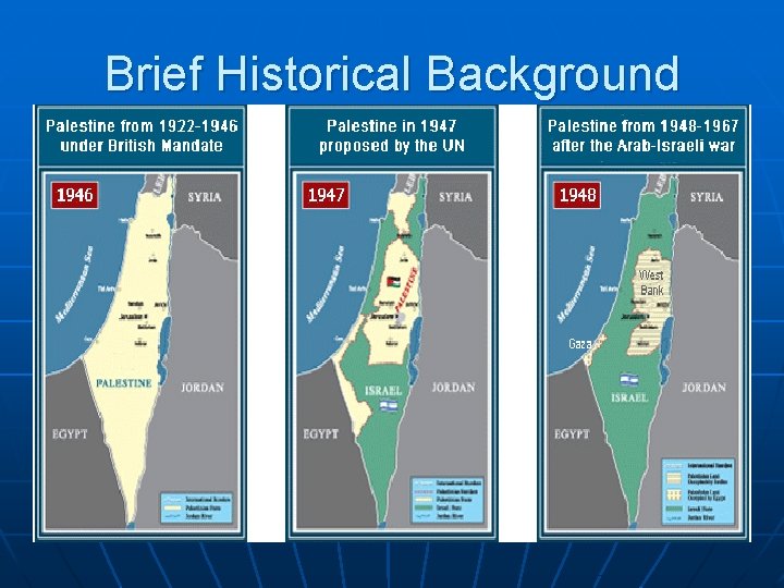 Brief Historical Background 