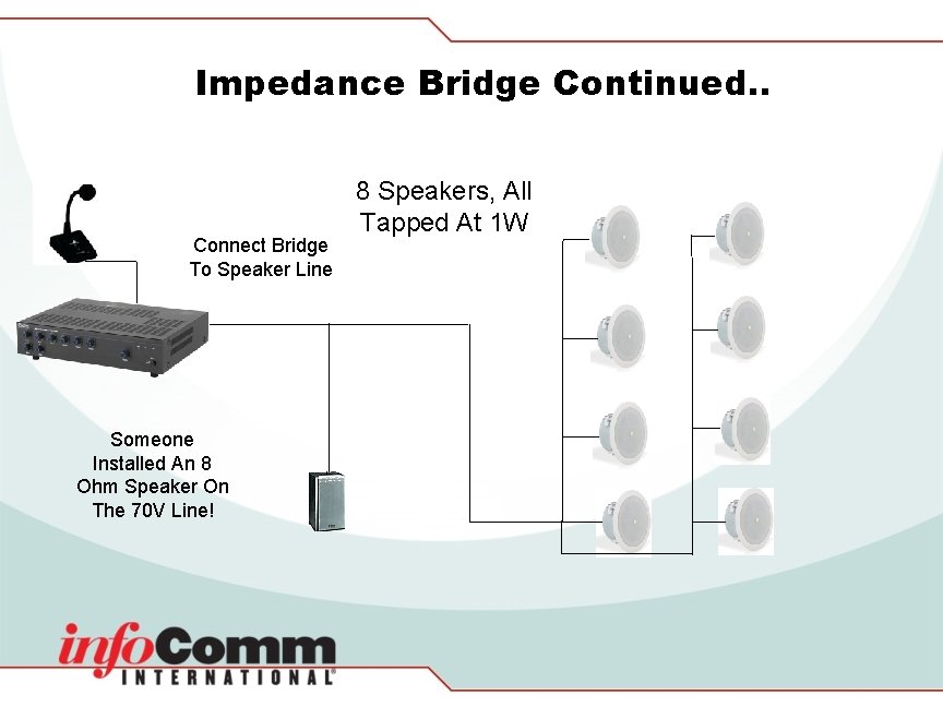 Impedance Bridge Continued. . Connect Bridge To Speaker Line Someone Installed An 8 Ohm