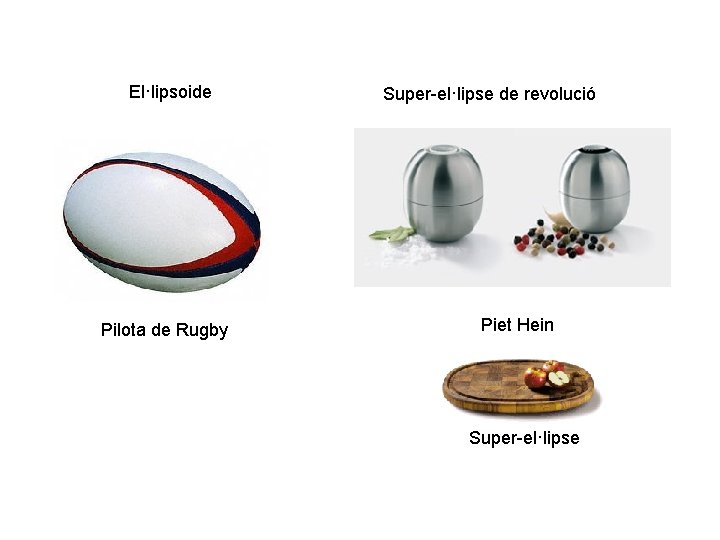 El·lipsoide Pilota de Rugby Super-el·lipse de revolució Piet Hein Super-el·lipse 