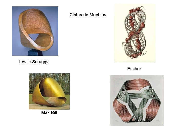 Cintes de Moebius Leslie Scruggs Escher Max Bill 