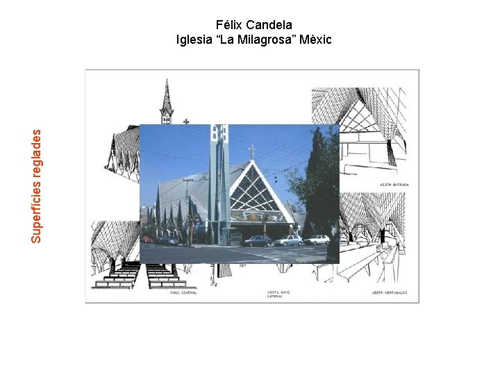 Superfícies reglades Félix Candela Iglesia “La Milagrosa” Mèxic 