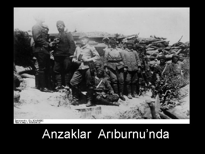 Anzaklar Arıburnu’nda 