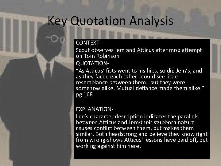 To Kill A Mockingbird Chapters 12 15 Key