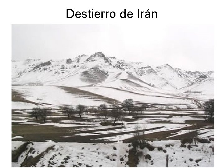 Destierro de Irán 