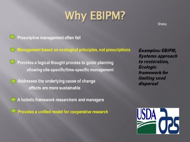 Why EBIPM? 