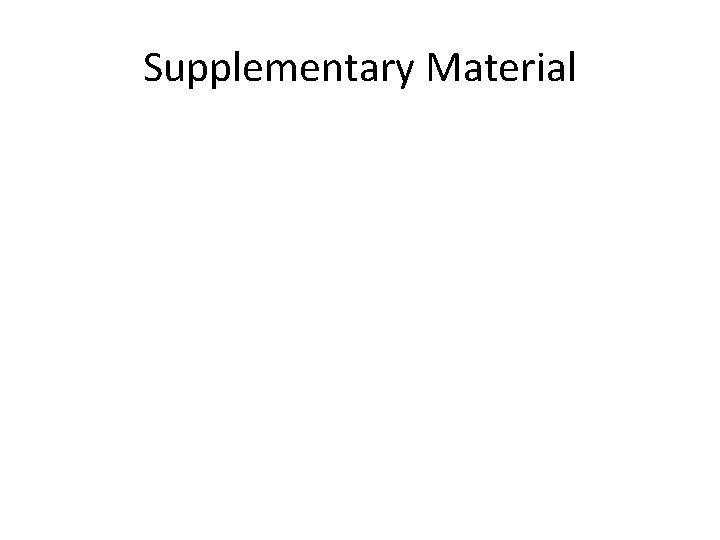 Supplementary Material 