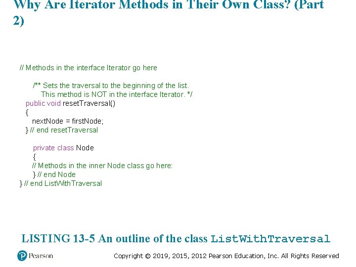 Why Are Iterator Methods in Their Own Class? (Part 2) // Methods in the