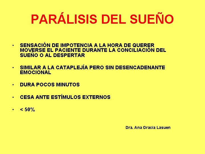 PARÁLISIS DEL SUEÑO • SENSACIÓN DE IMPOTENCIA A LA HORA DE QUERER MOVERSE EL