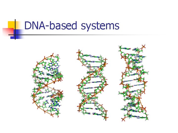 DNA-based systems 