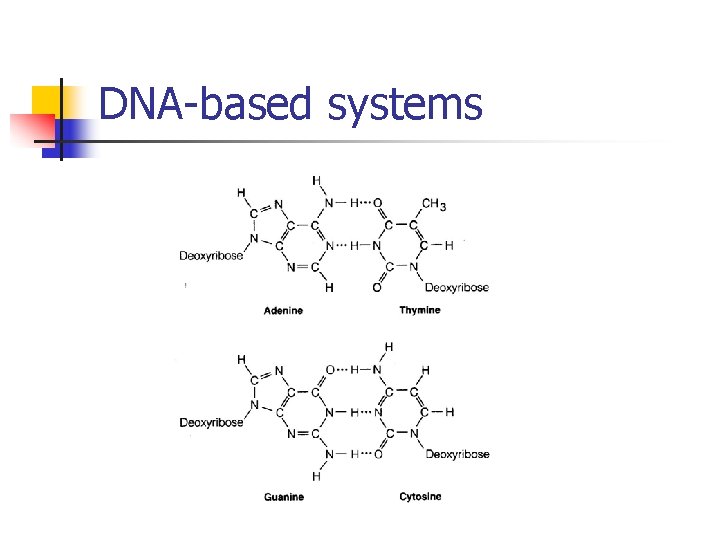 DNA-based systems 