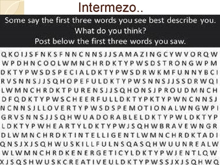 Intermezo. . 