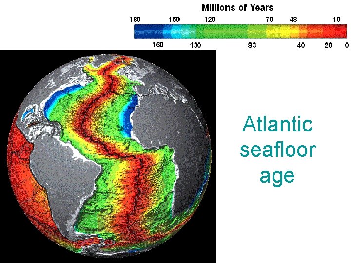 Atlantic seafloor age 