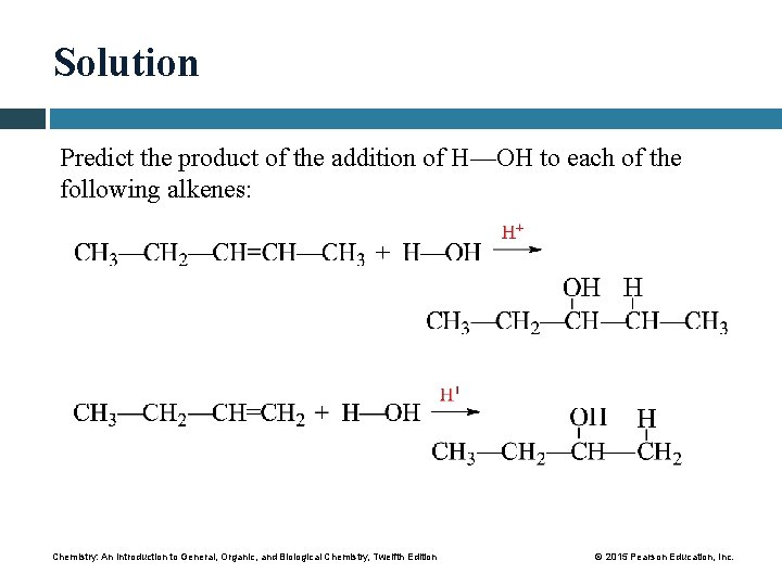 Solution Predict the product of the addition of H—OH to each of the following