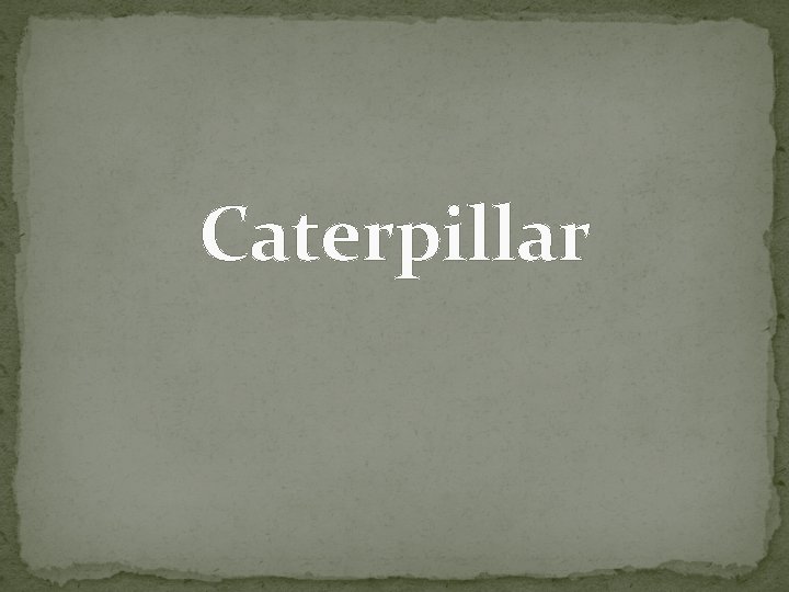 Caterpillar 