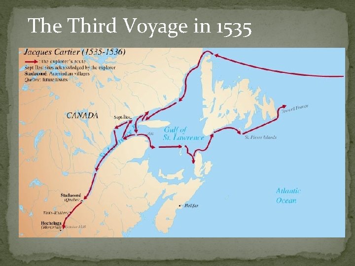 The Third Voyage in 1535 