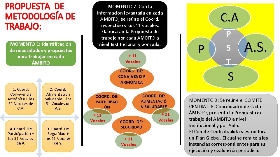 PROPUESTA DE METODOLOGÍA DE TRABAJO: MOMENTO 1: Identificación de necesidades y propuestas para trabajar