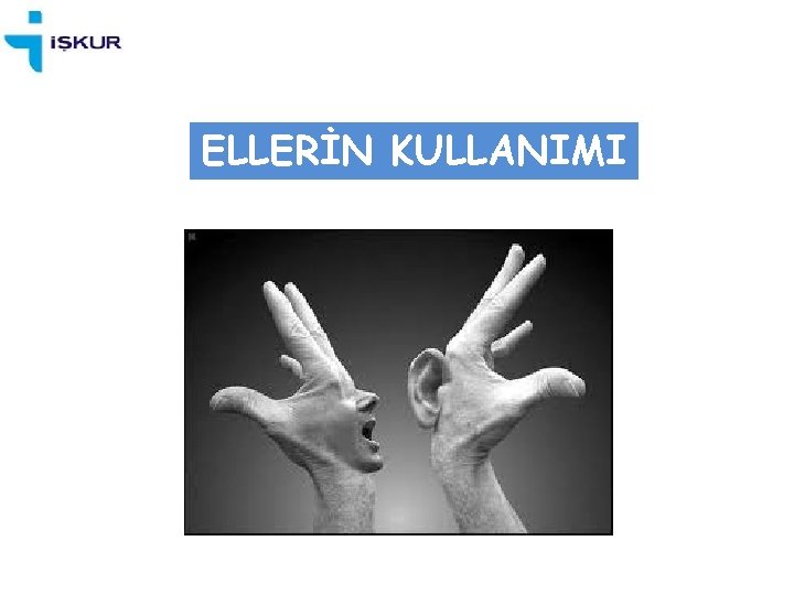 ELLERİN KULLANIMI 