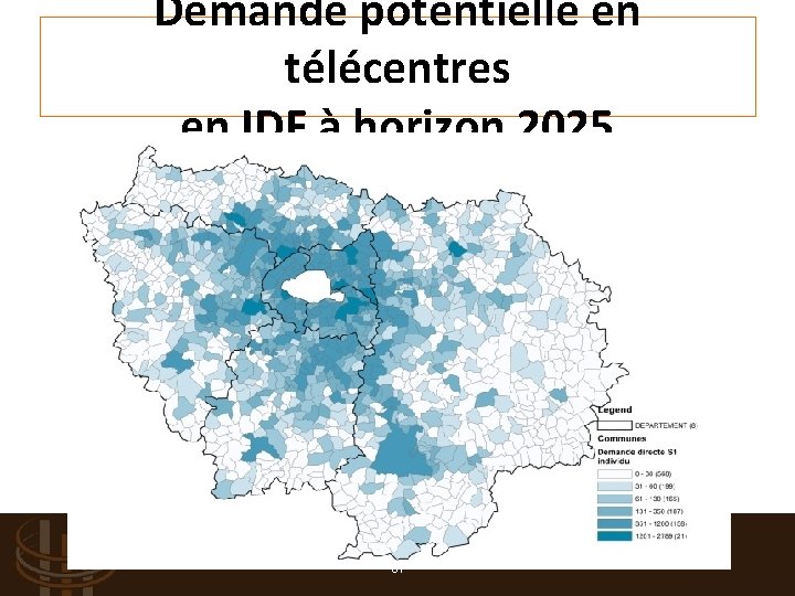 Demande potentielle en télécentres en IDF à horizon 2025 81 