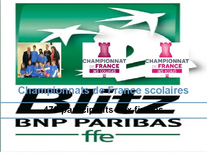 Championnats de France scolaires 478 participants aux finales 