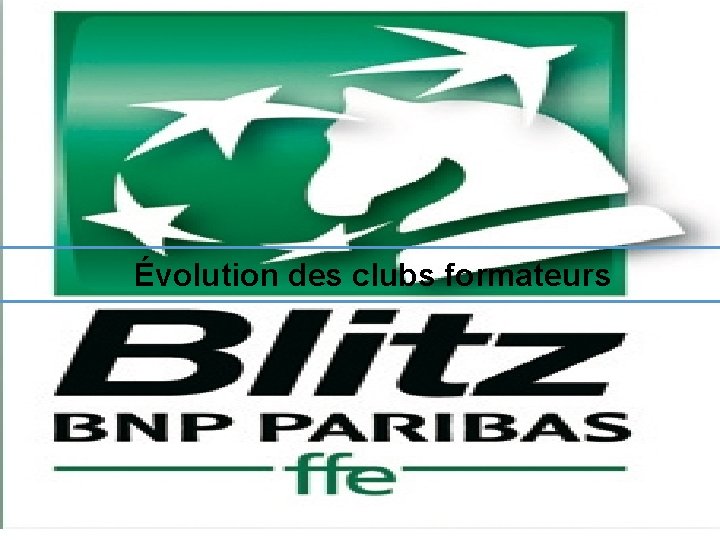 Évolution des clubs formateurs 